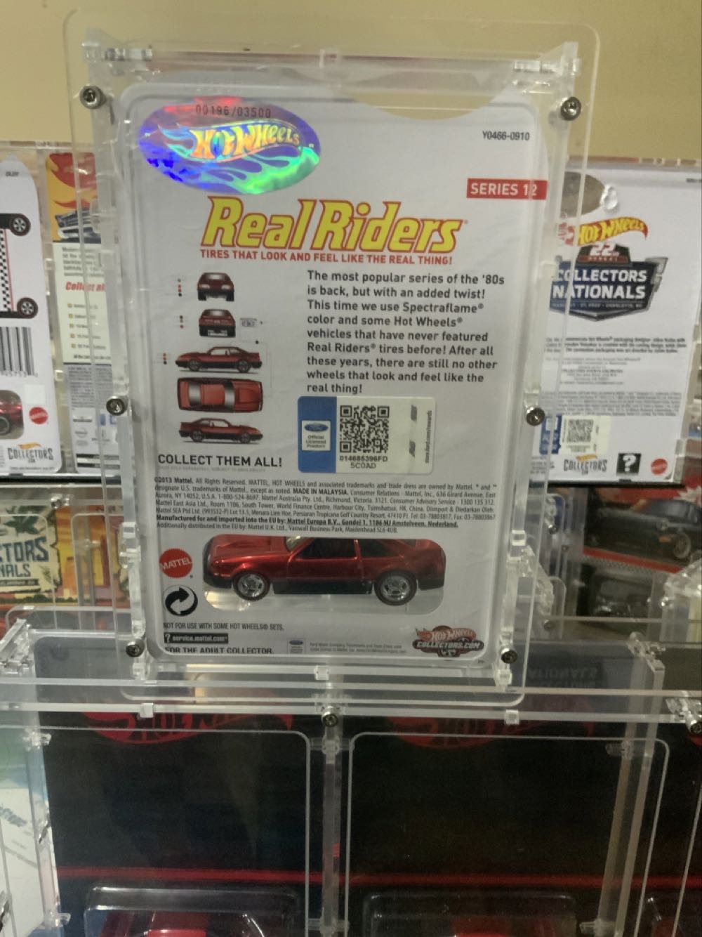 ’92 Ford Mustang - 2013 HWC Real Riders #1 toy car collectible - Main Image 2