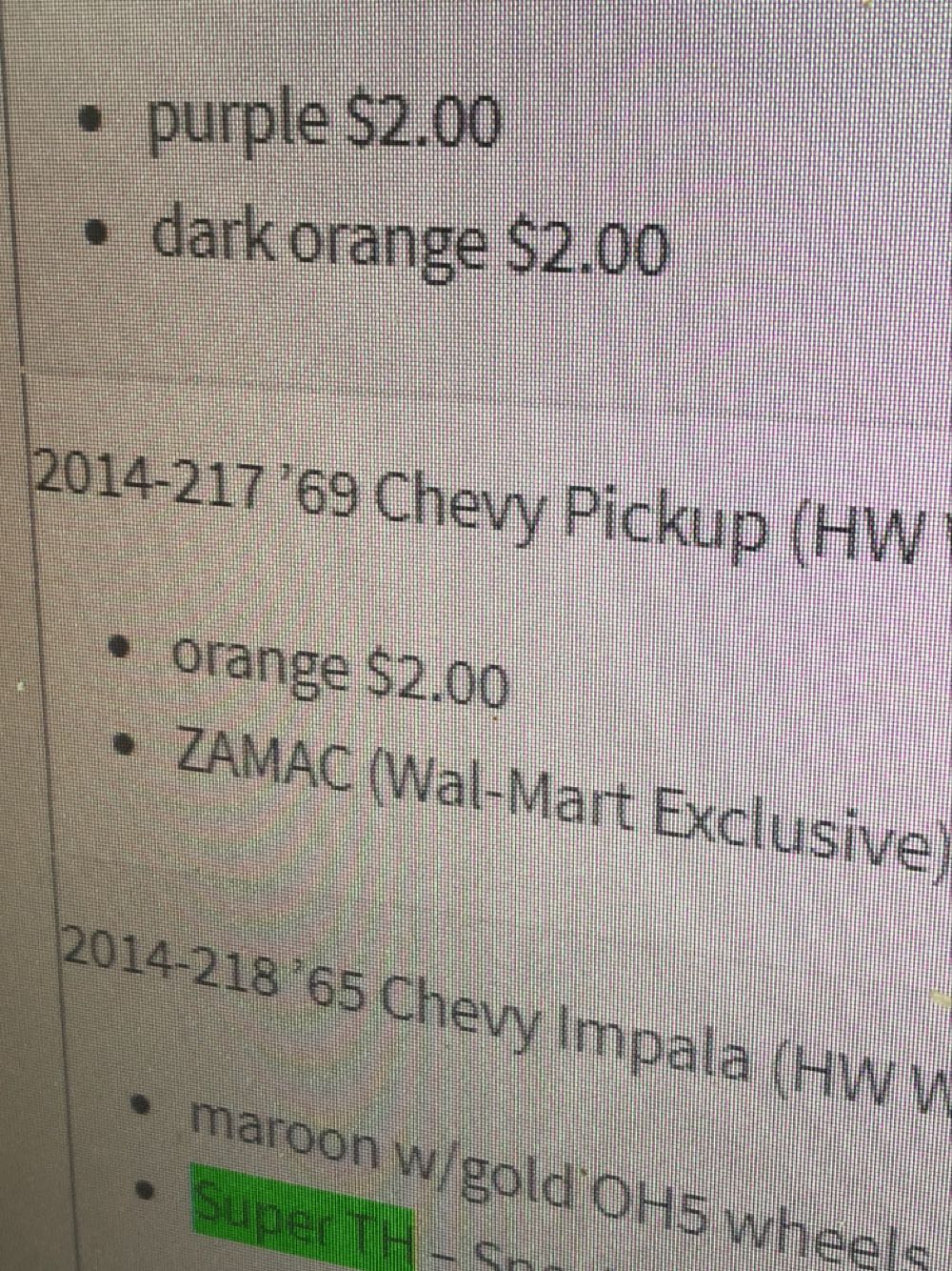 ’69 Chevy Pickup - HW WORKSHOP toy car collectible - Main Image 3