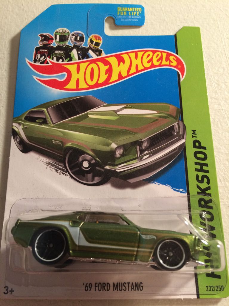 ’69 Ford Mustang - HW WORKSHOP toy car collectible - Main Image 1