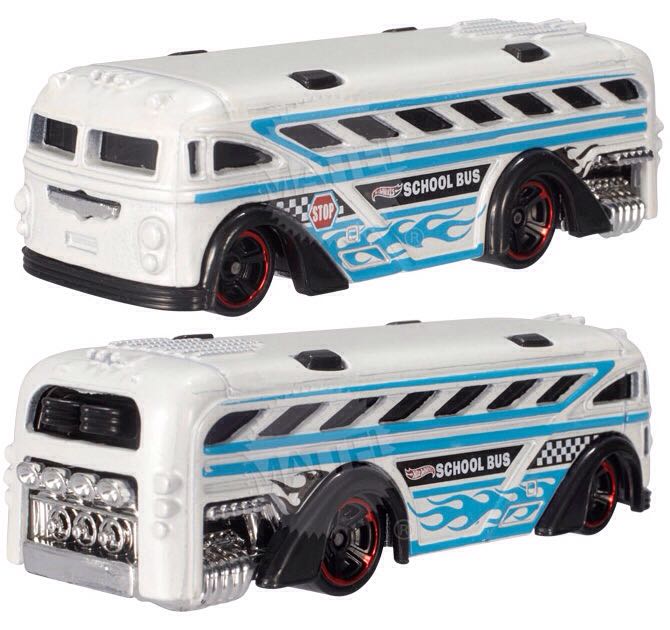Surfin’ School Bus - HW City toy car collectible - Main Image 2