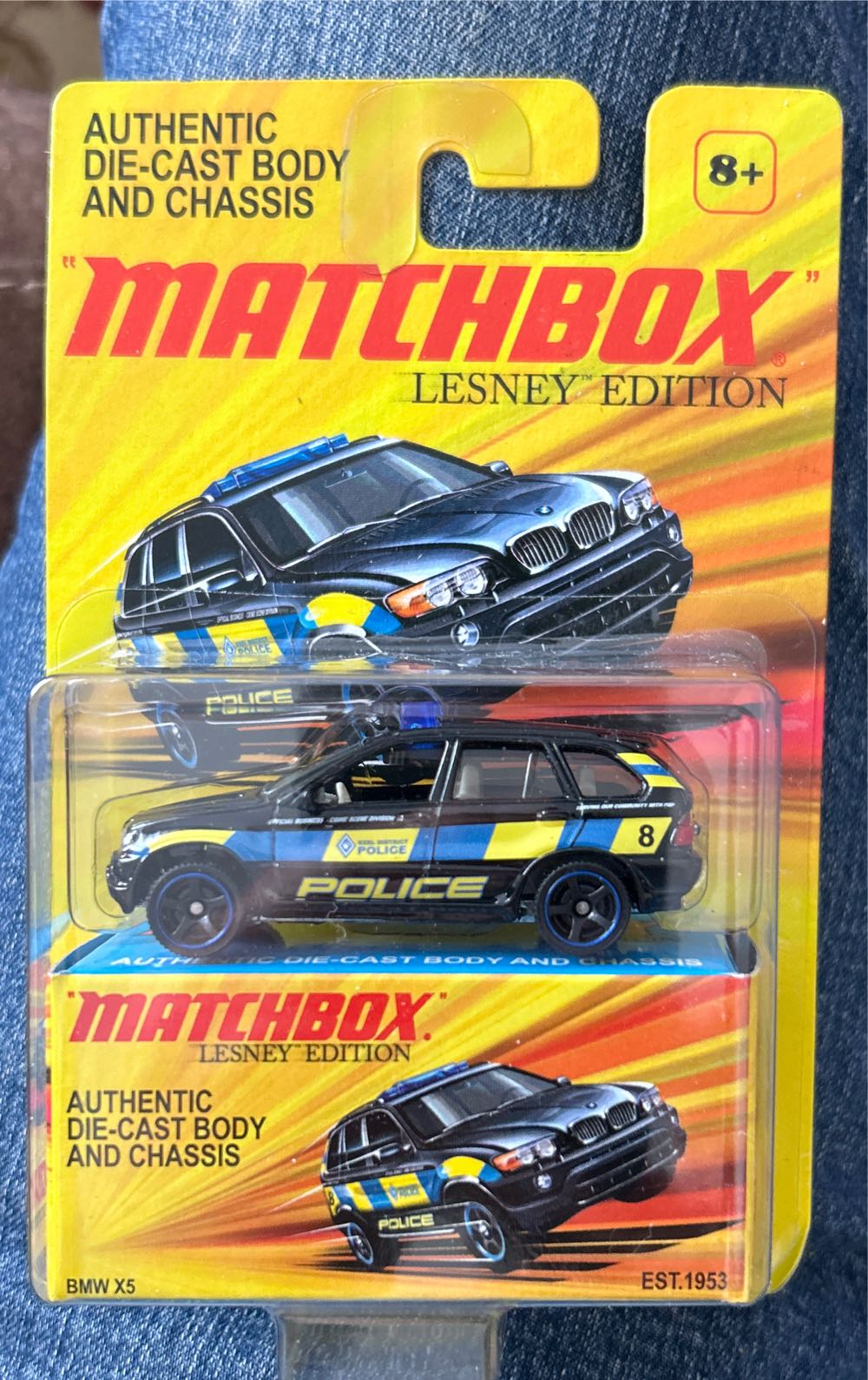 Bmw X5 Police  toy car collectible - Main Image 2