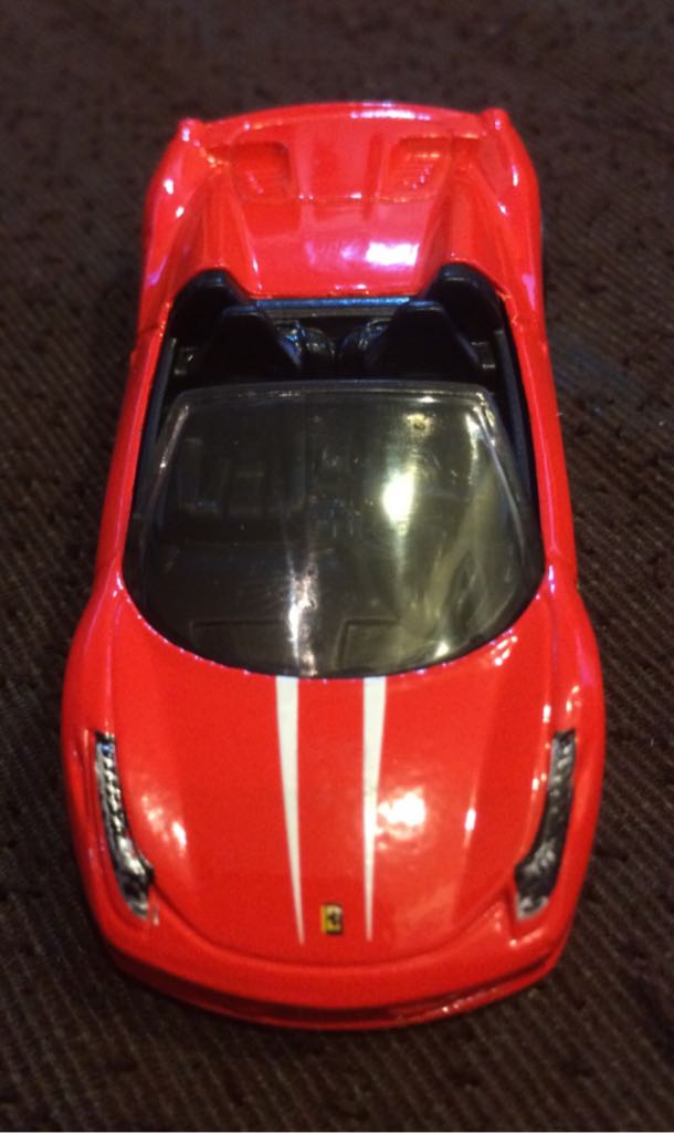 Ferrari 458 Spider - Red/white - Loose - Ferrari 5 toy car collectible - Main Image 2