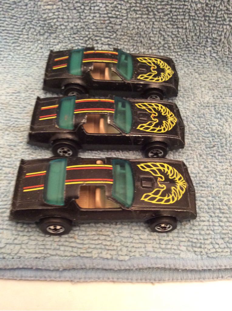 3 Trans Ams  toy car collectible - Main Image 2