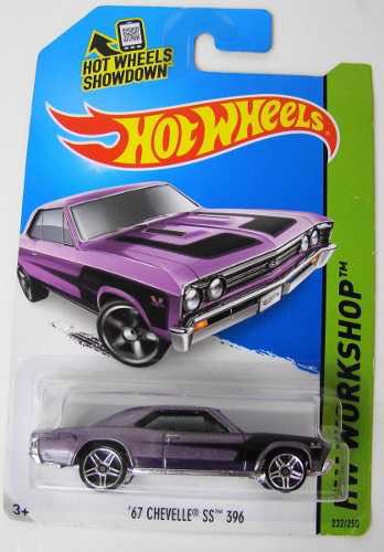 ’67 Chevelle SS 396 - HW Workshop - 2014 Muscle Mania toy car collectible - Main Image 2