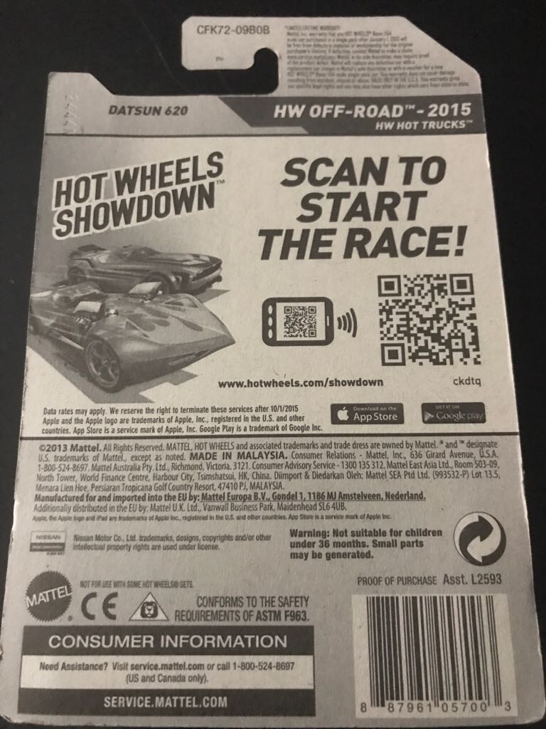 Datsun 620 - HW Off-Road toy car collectible - Main Image 2