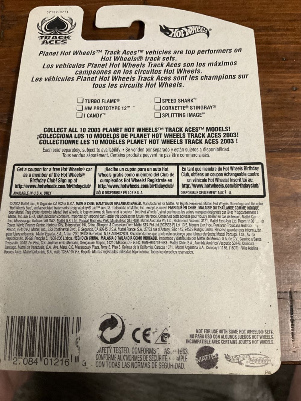 HW Prototype 12 - 2003 Track Aces toy car collectible - Main Image 3