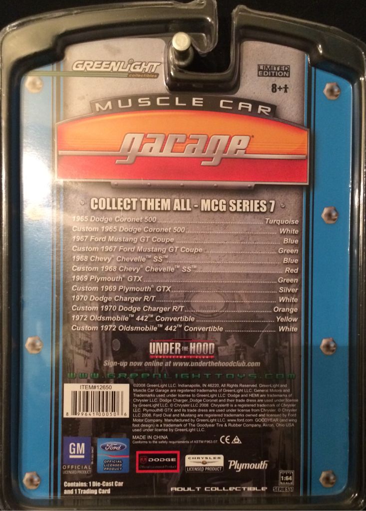 1970 Dodge Charger R/T - Muscle Car Garage - Series #7 toy car collectible - Main Image 2