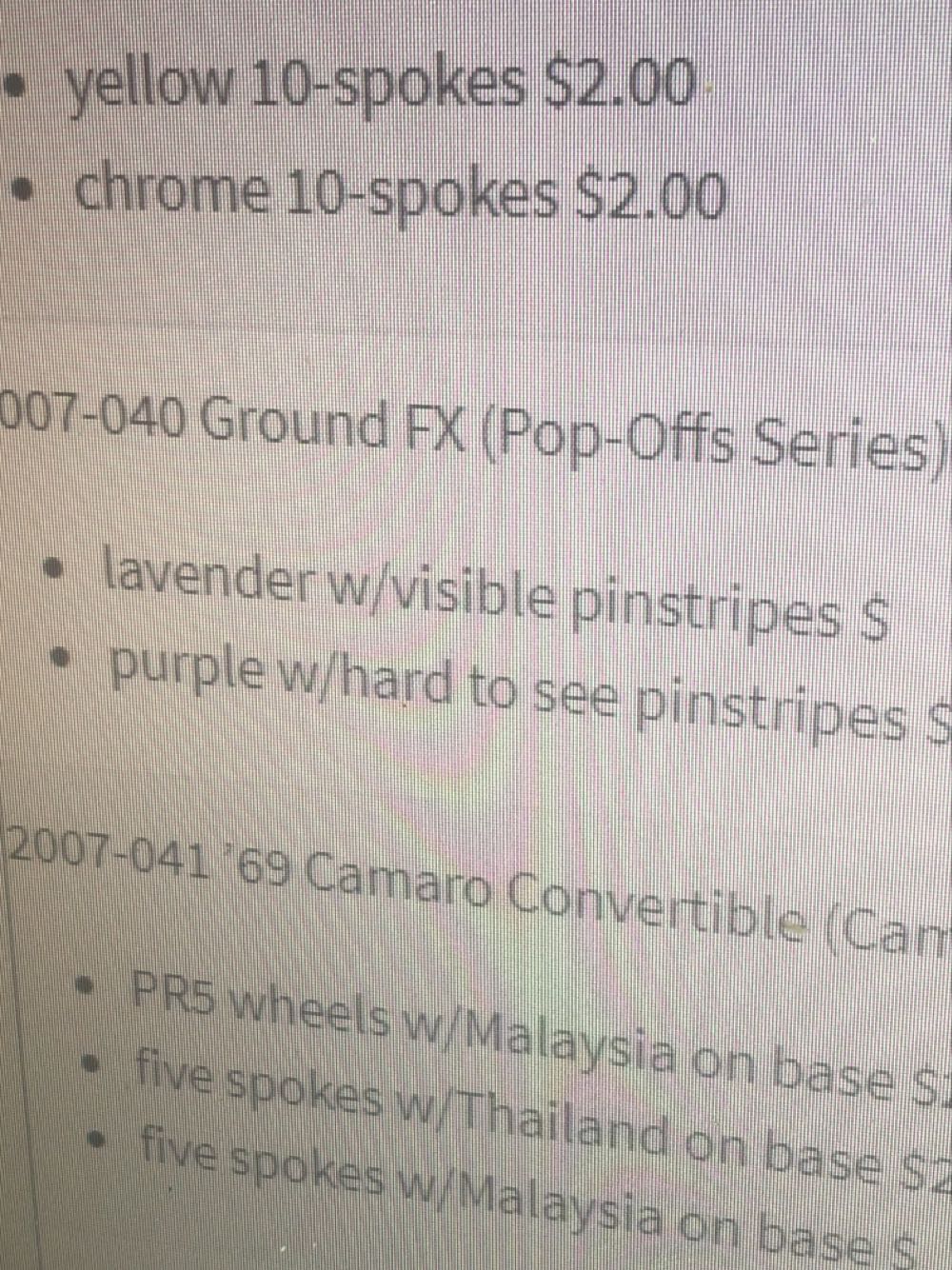Ground FX ‘07 - Pop-Offs Series toy car collectible - Main Image 3