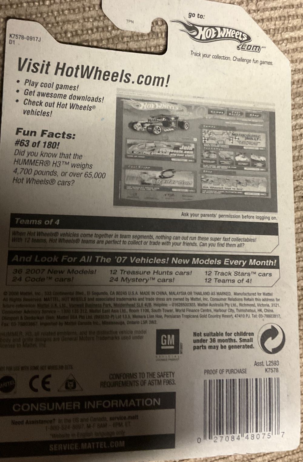 Hummer H3 - Hummer Series toy car collectible - Main Image 2