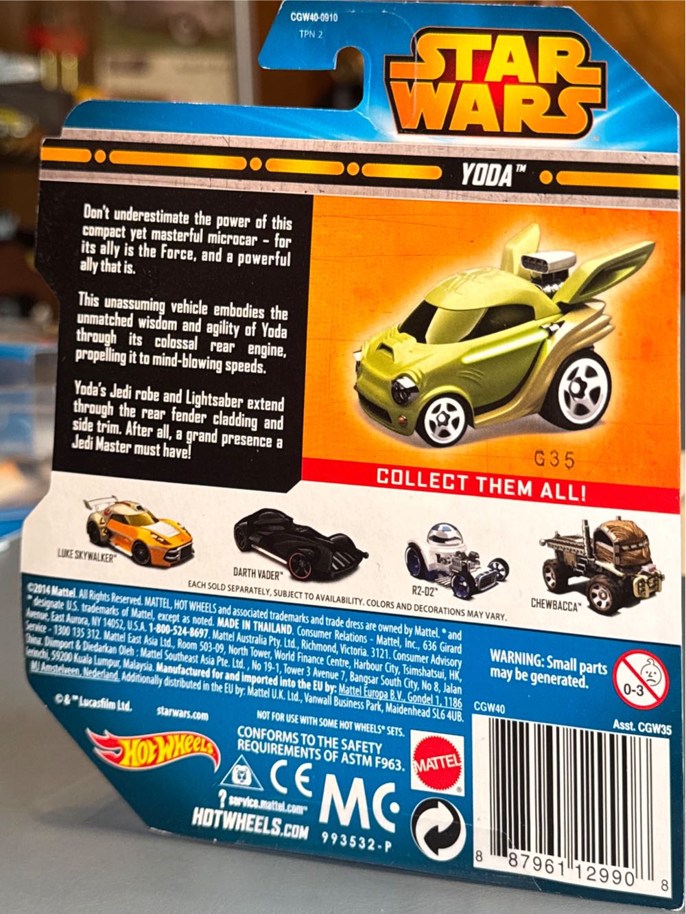 Yoda - Star Wars toy car collectible - Main Image 3