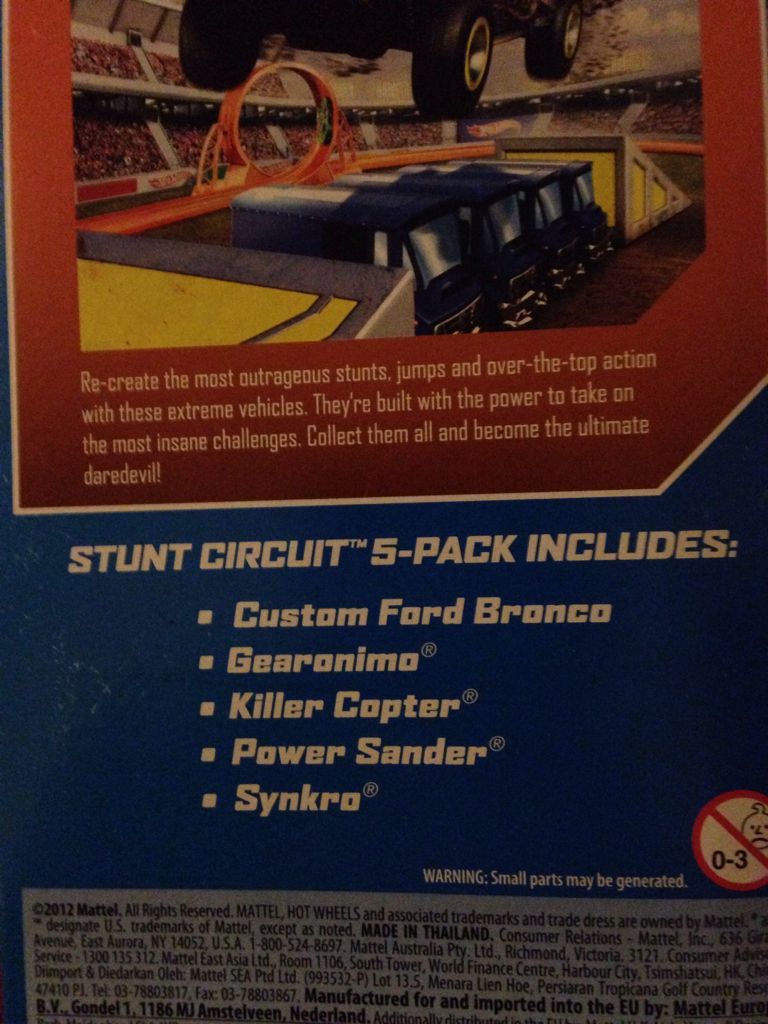 Stunt Circuit 5-pack   toy car collectible - Main Image 2