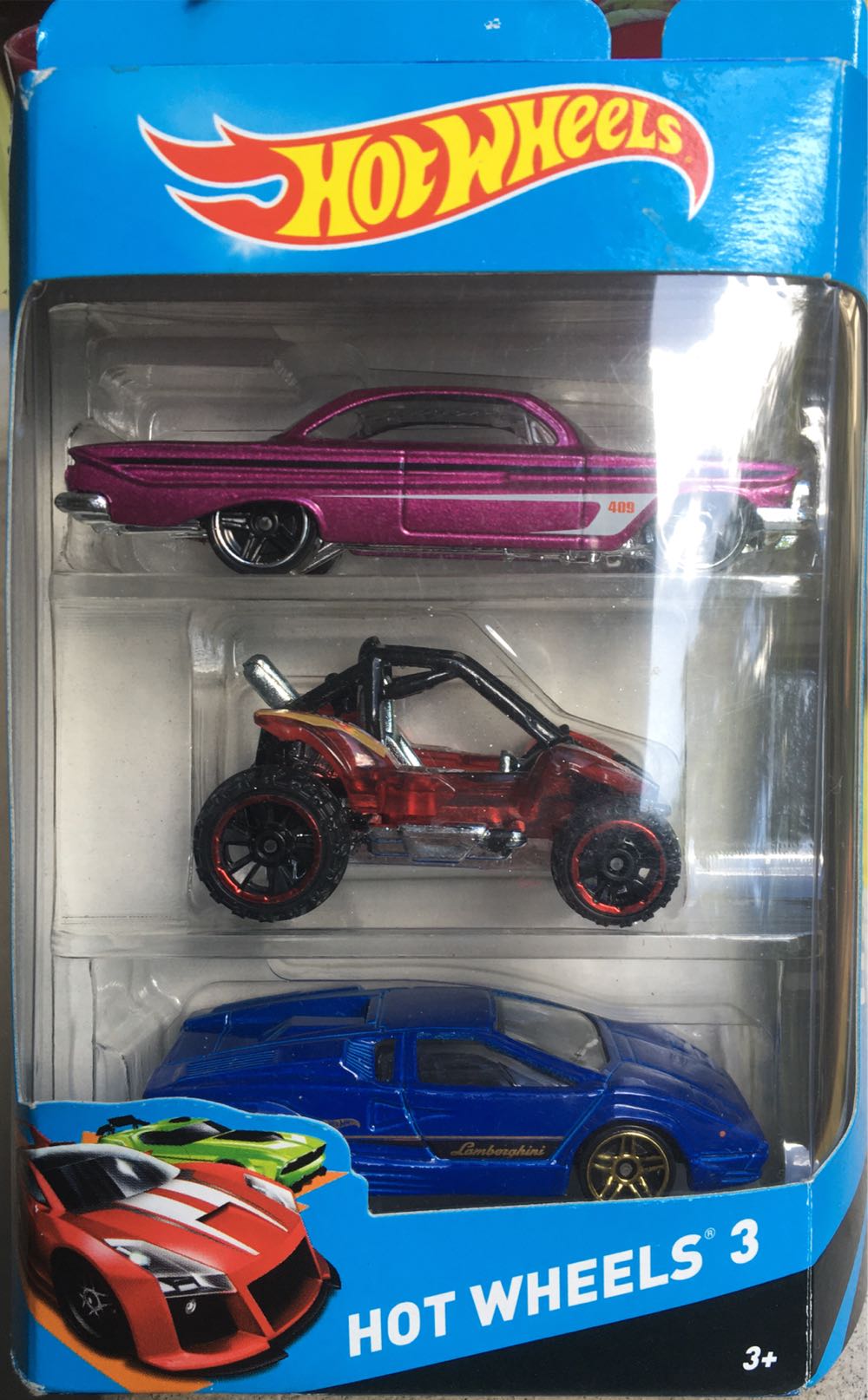 Hot Wheels 3 - 3 Pack Exclusive toy car collectible - Main Image 3