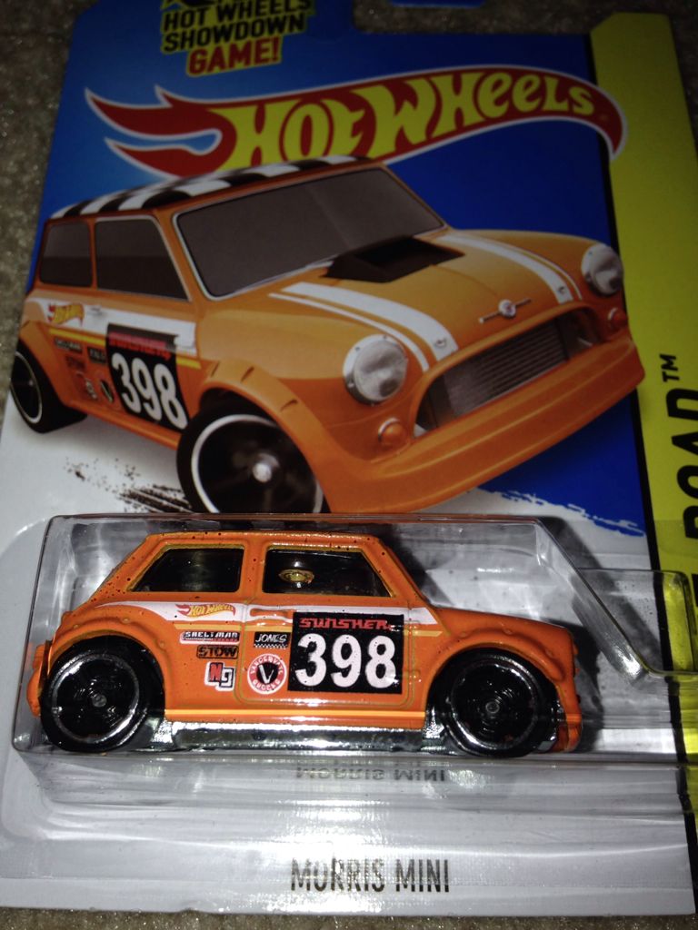 Morris Mini - 2015 - HW Off-Road - Road Rally toy car collectible - Main Image 1