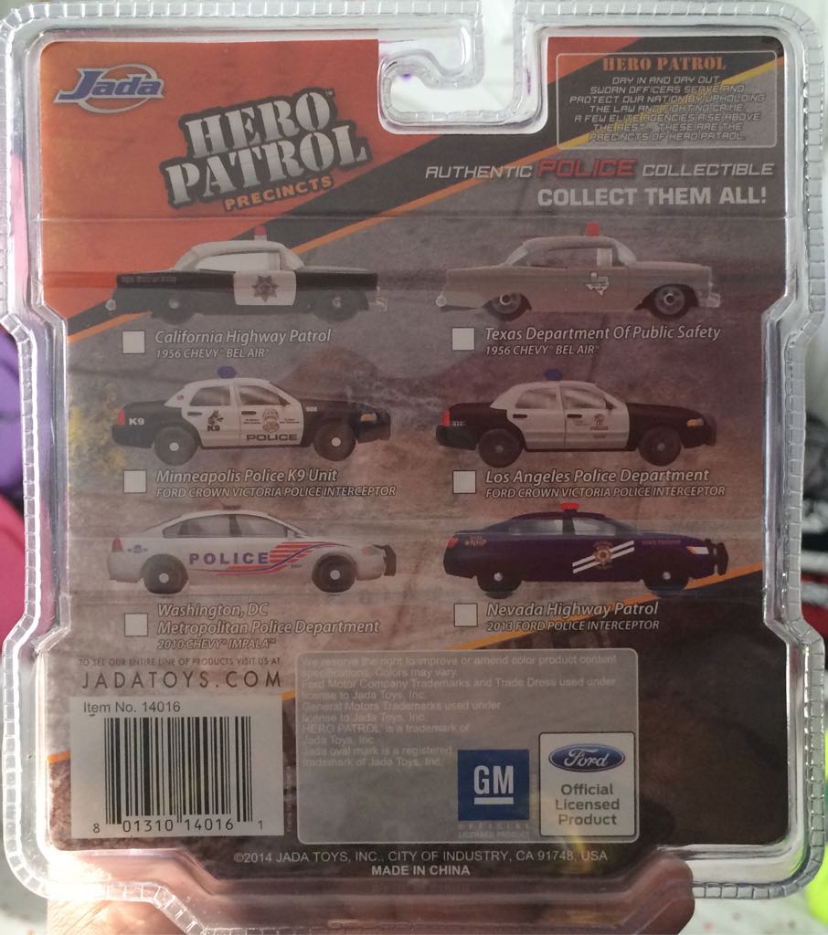 Jada 2013 Ford Police Interceptor Or - Hero Patrol - Precints toy car collectible - Main Image 2