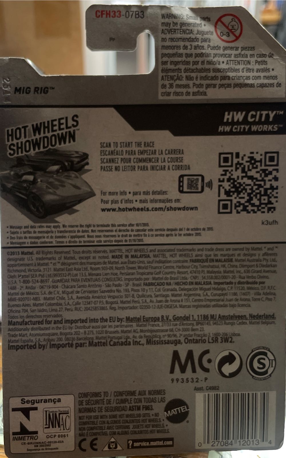 Mig Rig (Loose) - 2013 HW City toy car collectible - Main Image 3