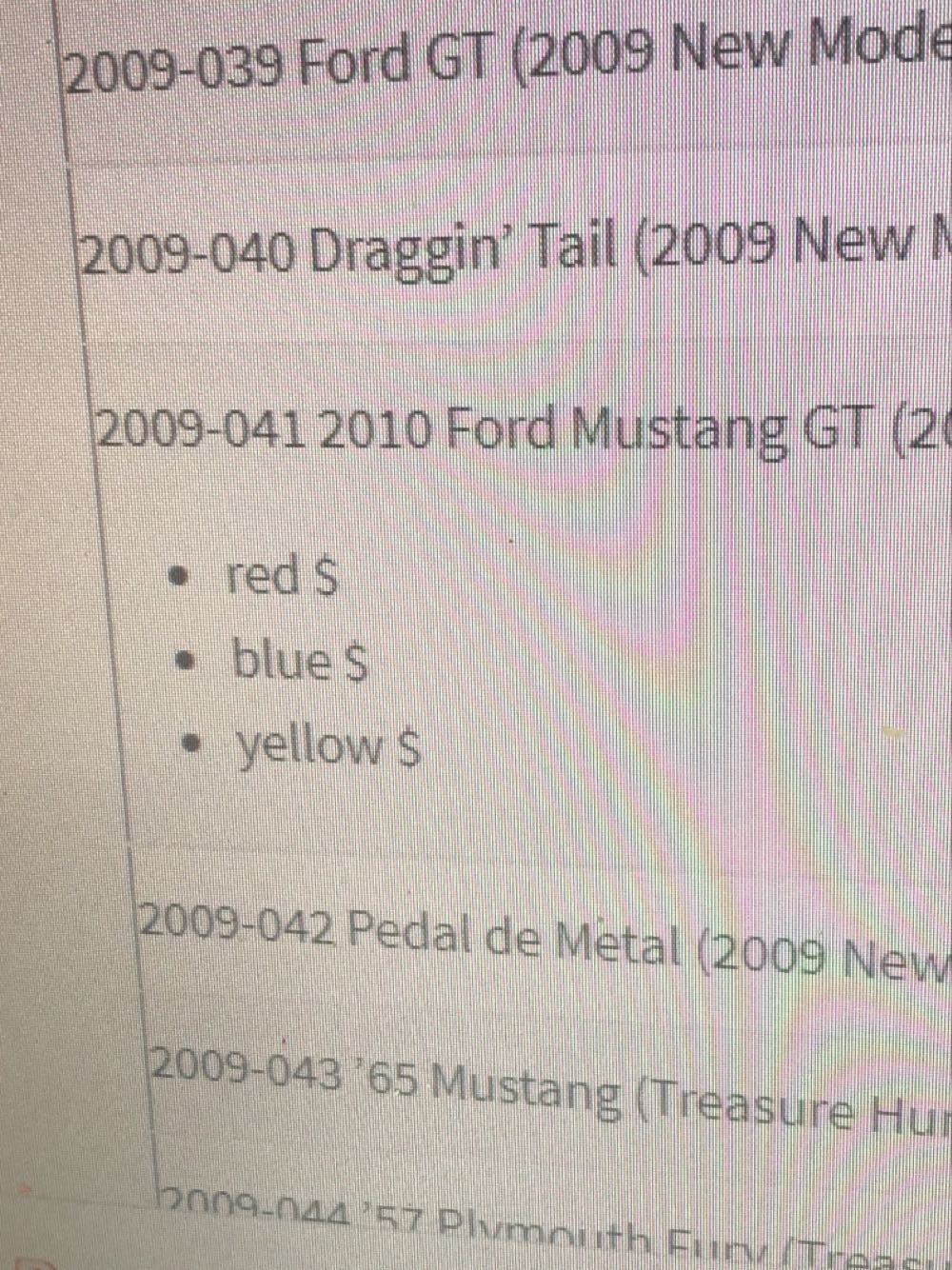 2010 Ford Mustang GT - 2009 New Models toy car collectible - Main Image 3