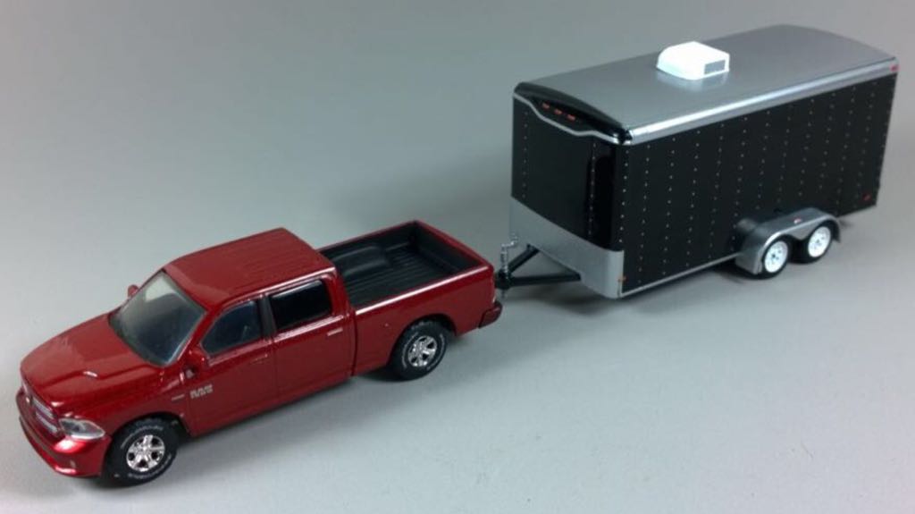 2014 Ram 1500 Sport and Enclosed Car Hauler - Hitch & Tow toy car collectible - Main Image 2