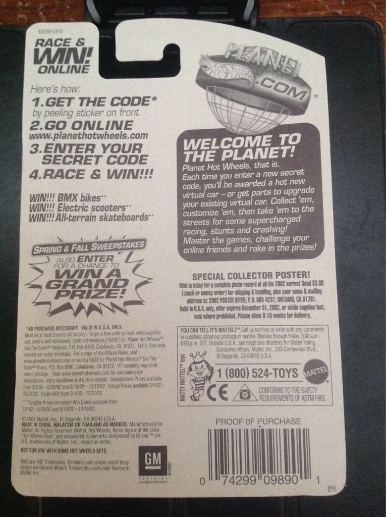 OLDS 442 - Mainline toy car collectible - Main Image 2