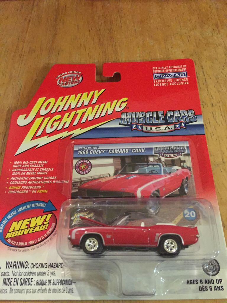 1969 Chevy Camaro Convertible  toy car collectible - Main Image 1