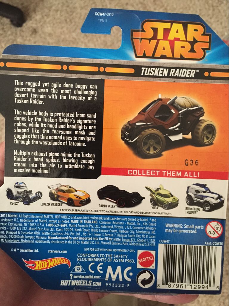 Tusken Raider - 2014 Star Wars Character Series toy car collectible - Main Image 2