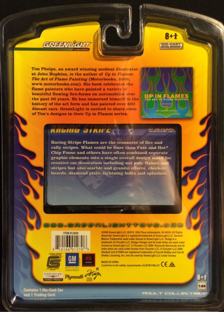 1967 Shelby GT-500 - Muscle Car Garage - Racing Stripe toy car collectible - Main Image 2