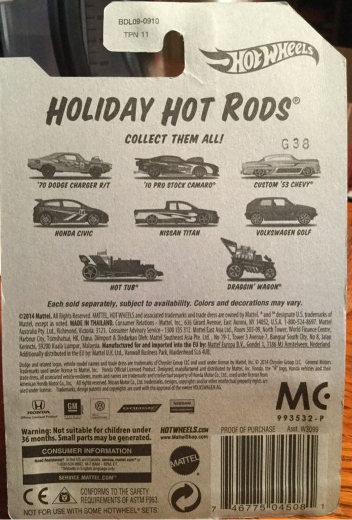 Nissan Titan - Holiday Hot Rods toy car collectible - Main Image 2