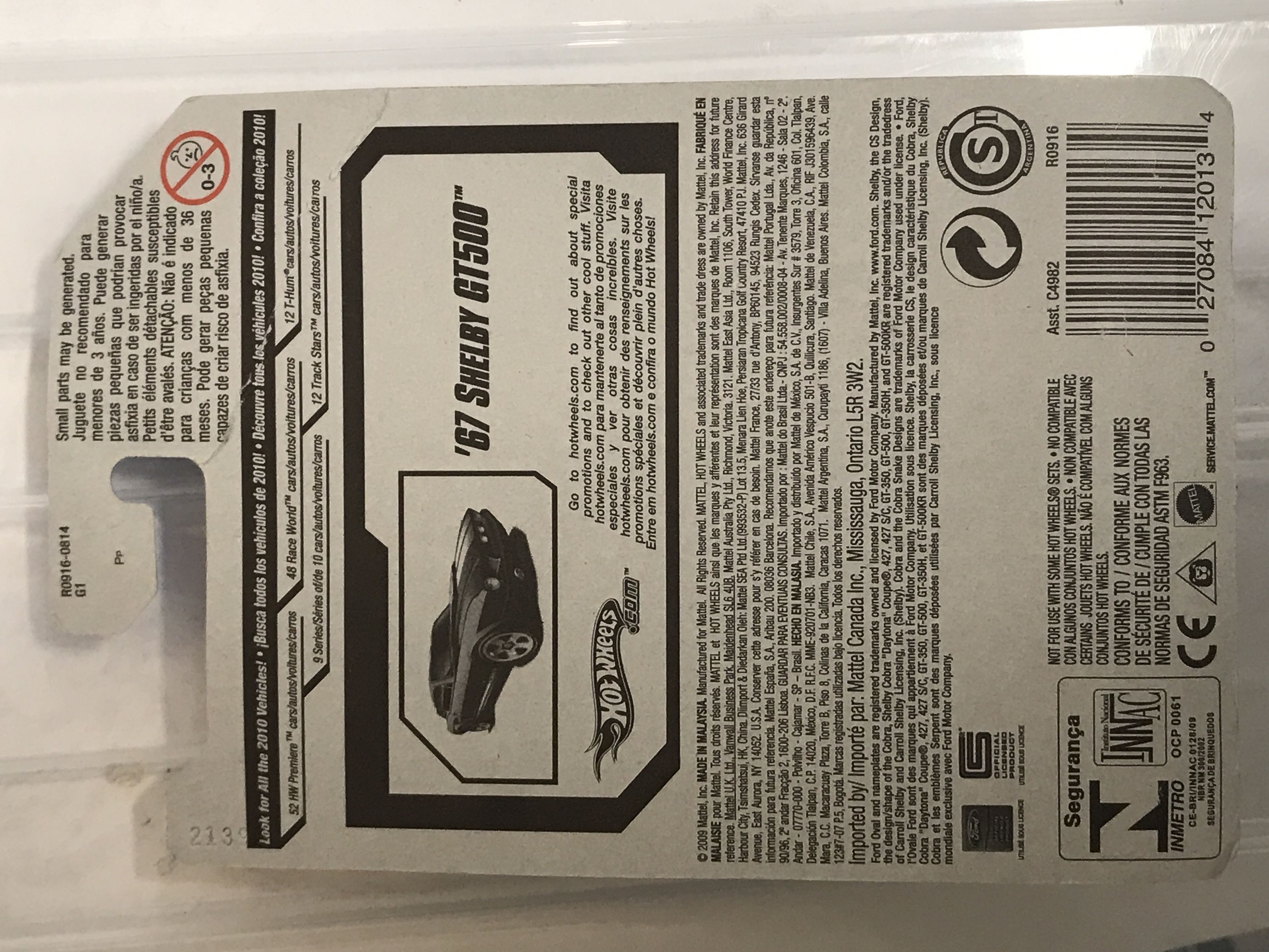 ’67 Shelby GT-500 - 2010 New Models toy car collectible - Main Image 2