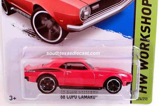 ’68 COPO Camaro - ’14 HW Workshop toy car collectible - Main Image 1