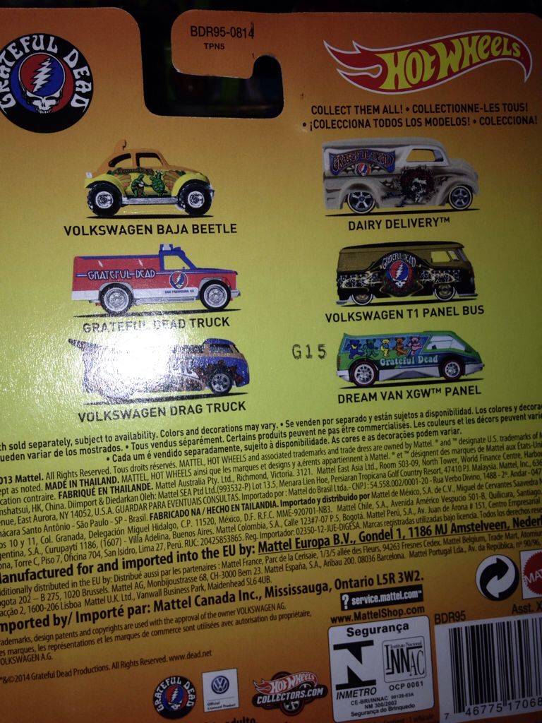 Grateful Dead Dream Van - 2014 Pop Culture - Grateful Dead toy car collectible - Main Image 2