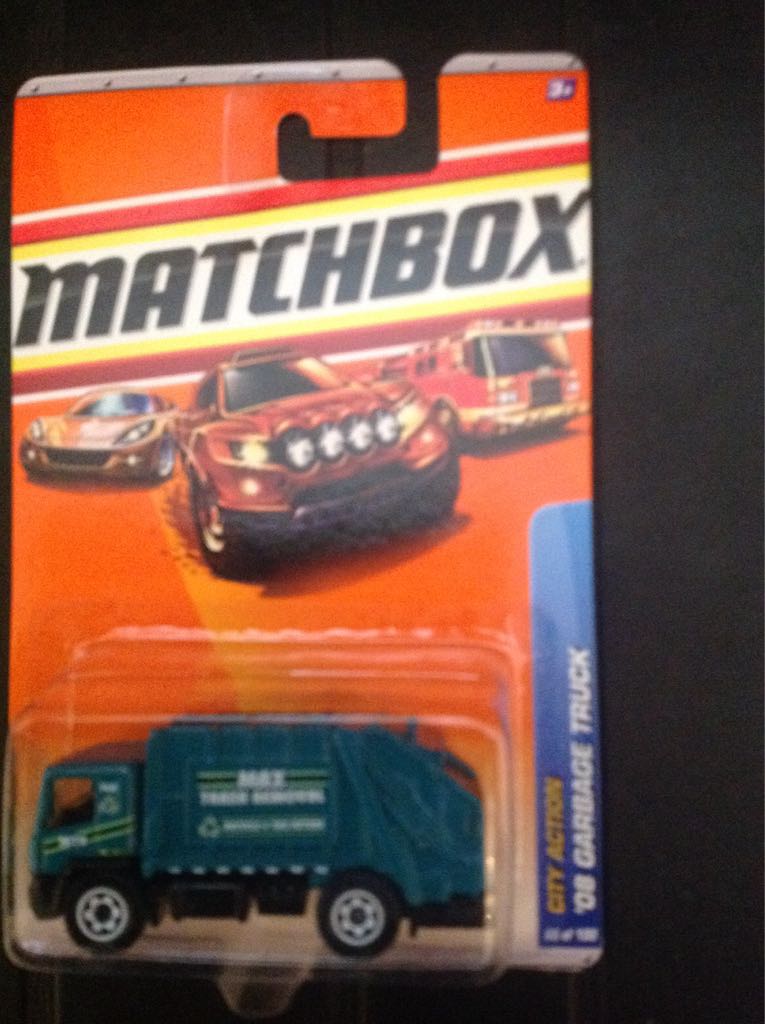 ’08 GARBAGE TRUCK - City Action toy car collectible - Main Image 1