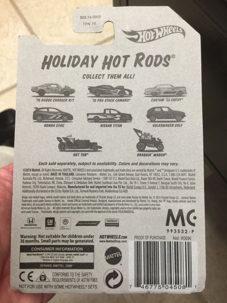 Volkswagen Golf - Christmas 14 - Christmas 2014 toy car collectible - Main Image 2