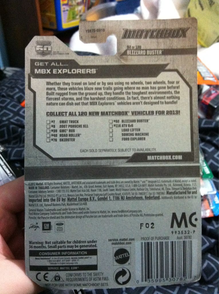 Blizzard Buster - MBX Explorers toy car collectible - Main Image 2