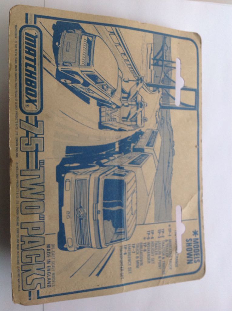 Mercedes Truck & Mercedes Trailer - Matchbox 75 Two Packs toy car collectible - Main Image 2