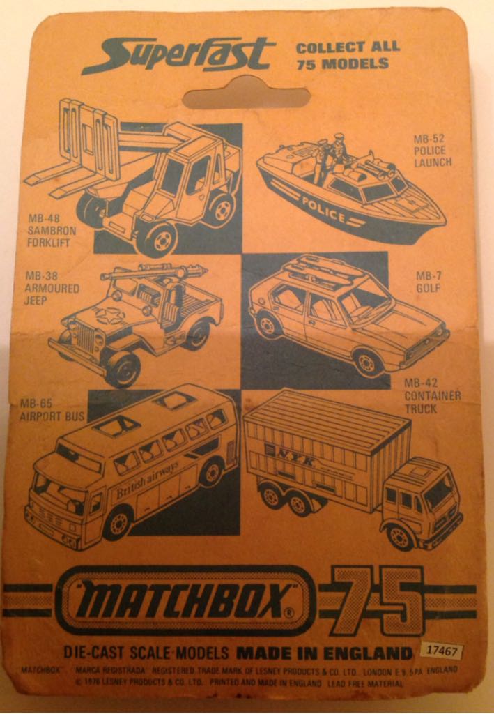 Silver Jubilee Bus - Matchbox Superfast toy car collectible - Main Image 2