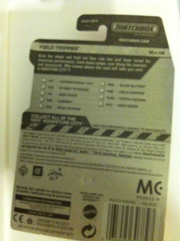 Field Tripper - MBX Adventure City toy car collectible - Main Image 2