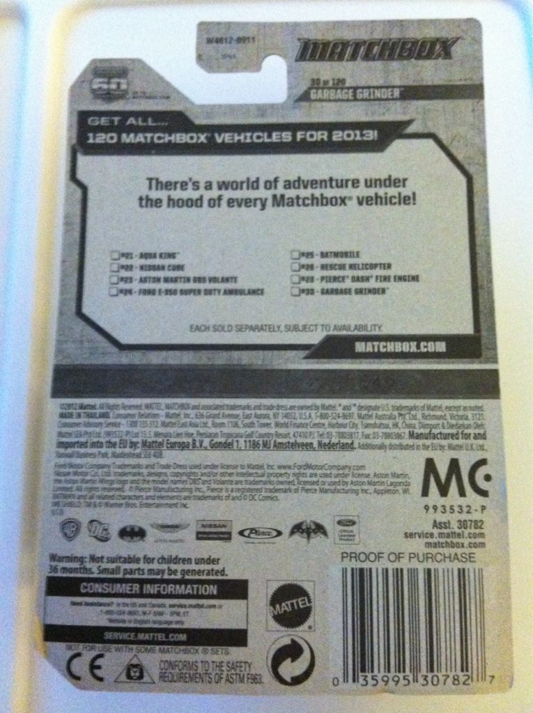 Garbage Grinder - MBX 2012 Collection toy car collectible - Main Image 2