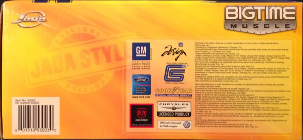 1970 Plymouth HEMI Cuda - Bigtime Muscle toy car collectible - Main Image 2