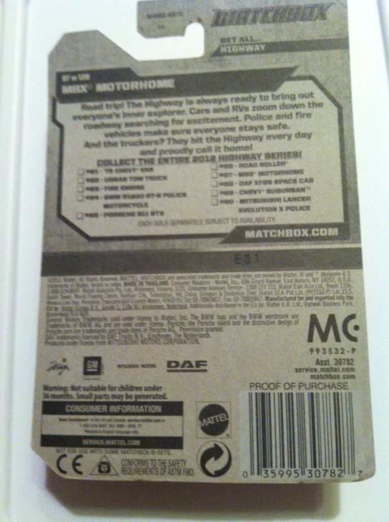 MBX Motorhome - MBX Highway toy car collectible - Main Image 2