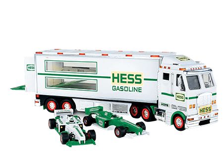 2003 Hess Truck and Racecars  toy car collectible - Main Image 1