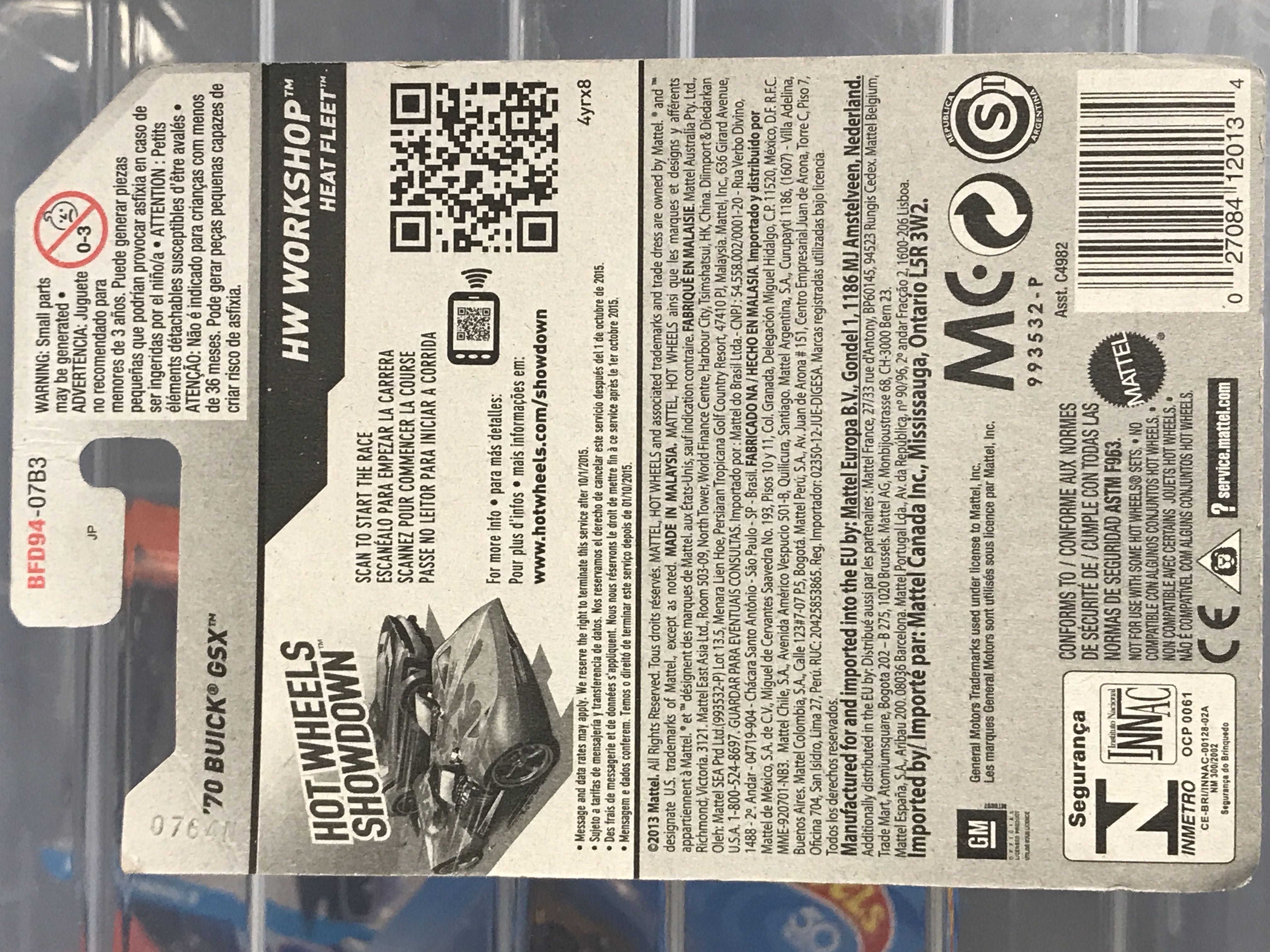 ’70 Buick GSX - HW Workshop/Heat Fleet toy car collectible - Main Image 2