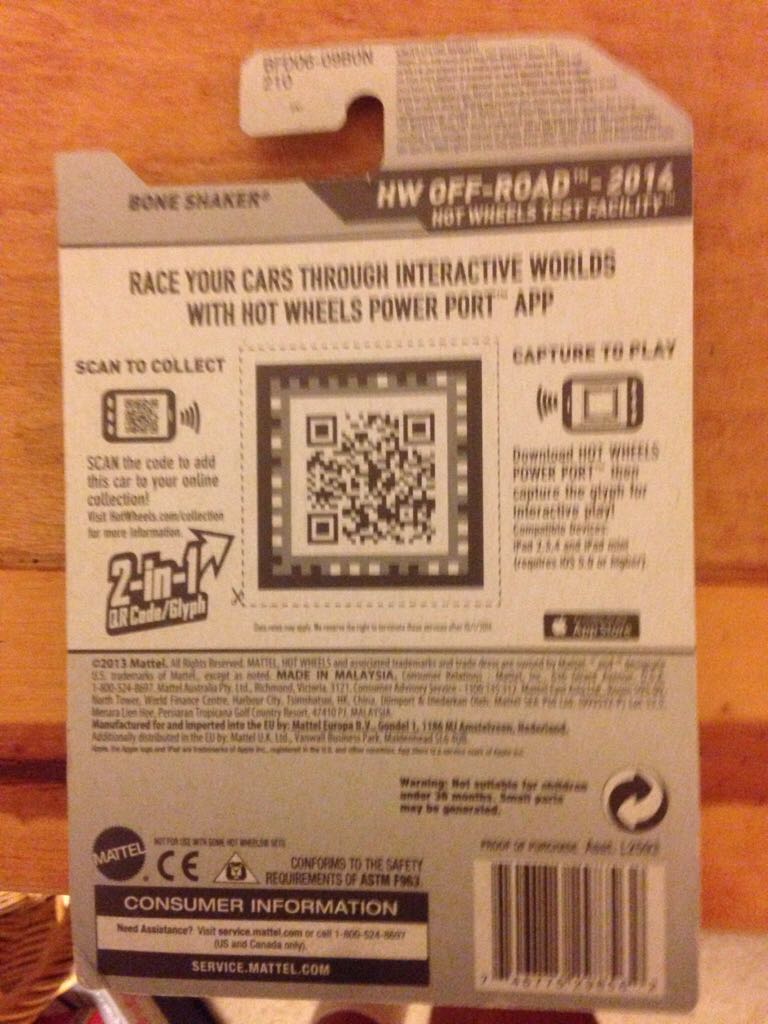 Bone Shaker - HW Off-Road toy car collectible - Main Image 2