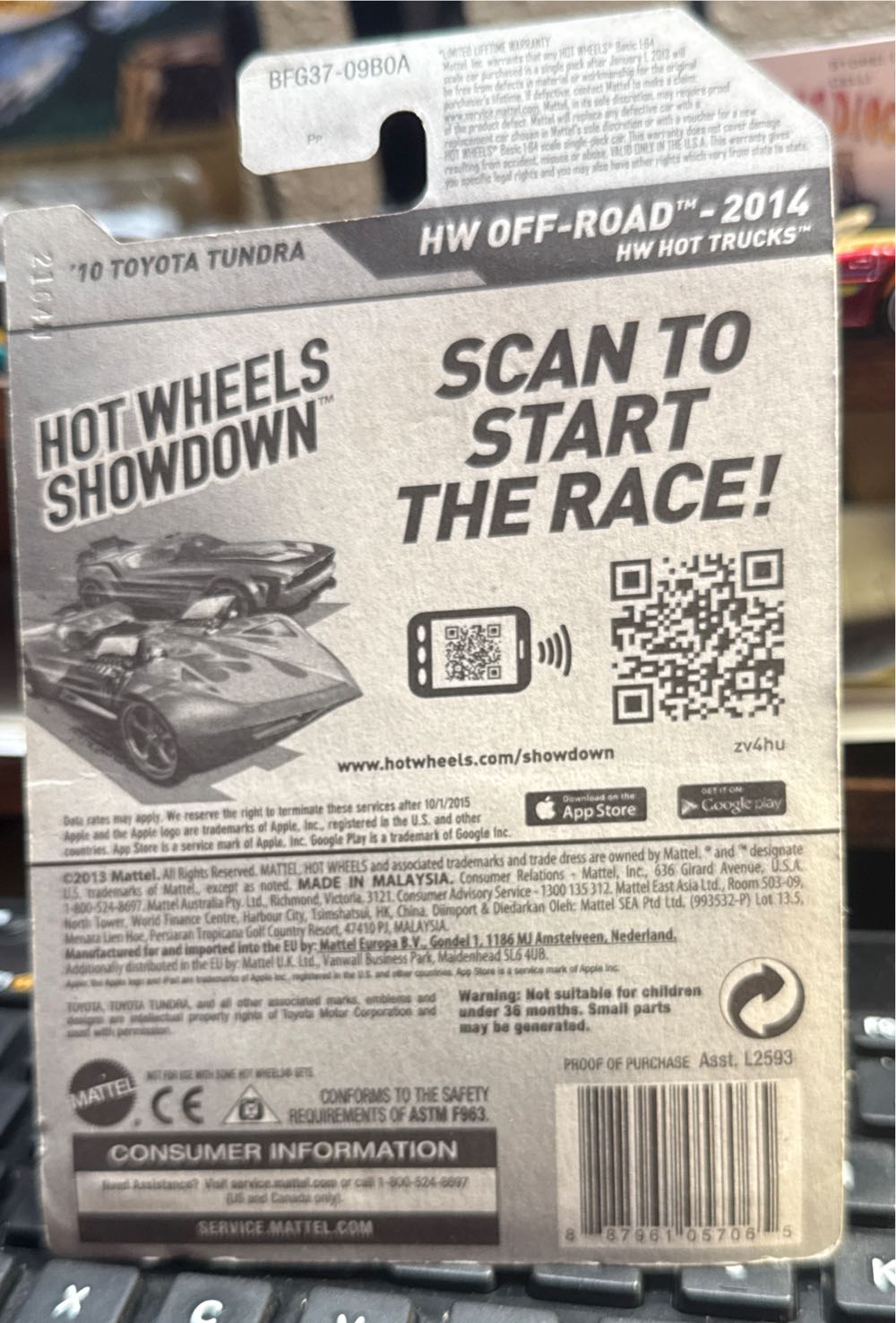 ’10 Toyota Tundra - HW Off Road Hot Trucks toy car collectible - Main Image 2