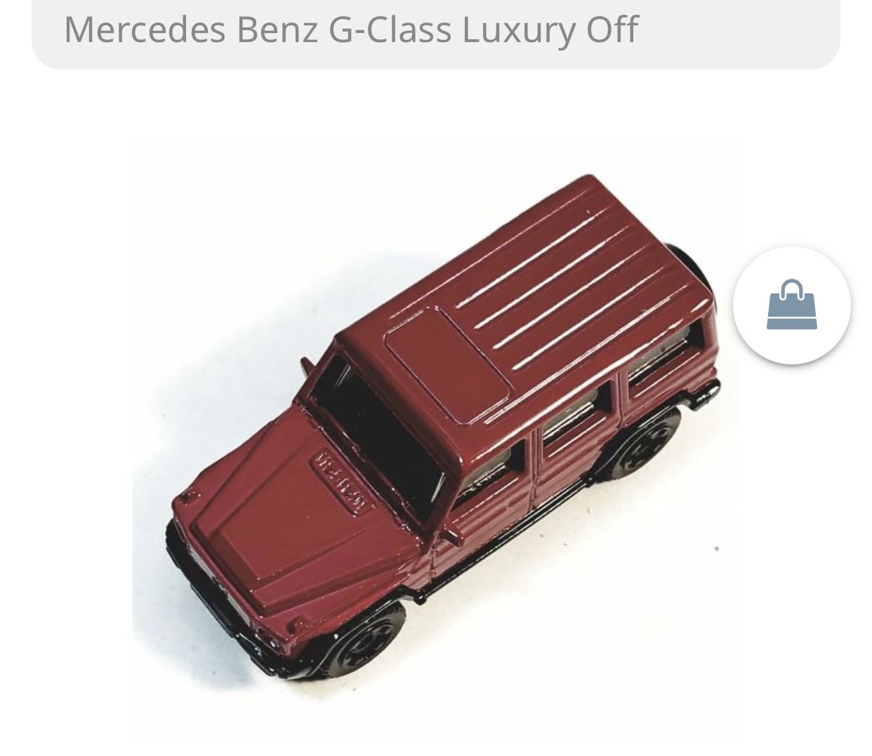 Mercedes Benz G Class - Hongwell toy car collectible - Main Image 3