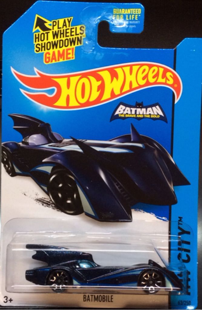 Batmobile - HW City-2015 Batman toy car collectible - Main Image 1