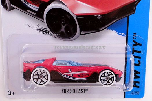 Yur So Fast - 2014 - HW City - Goal toy car collectible - Main Image 1