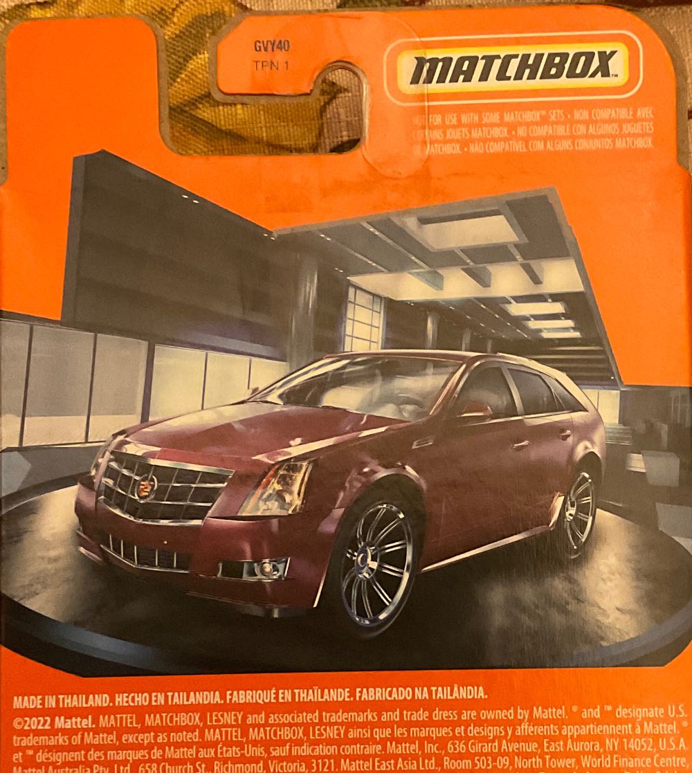 *Cadillac CTS Wagon ‘10, MF Plum - MBX: Wagons toy car collectible - Main Image 3