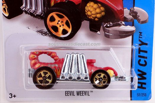 Eevil Weevil - 2014 - HW City - Street Beast toy car collectible - Main Image 1