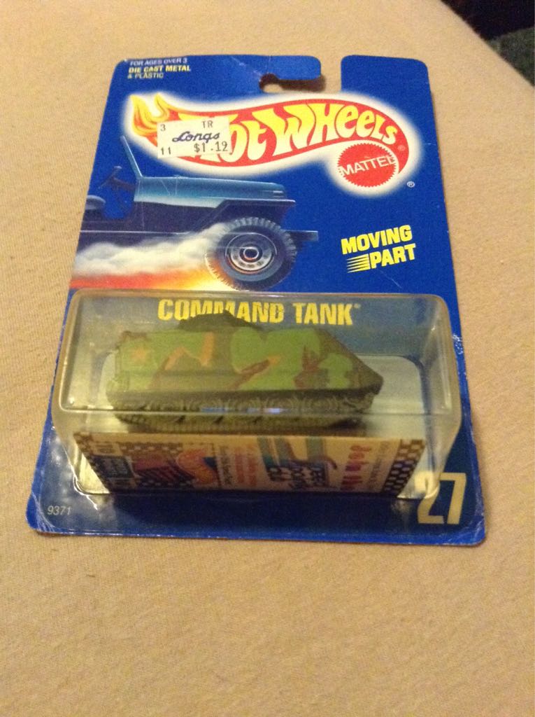 Command Tank - Mainline toy car collectible - Main Image 2
