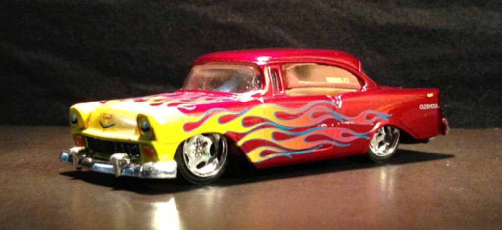 Loose 1956 Chevy Bel Air toy car collectible - Main Image 2