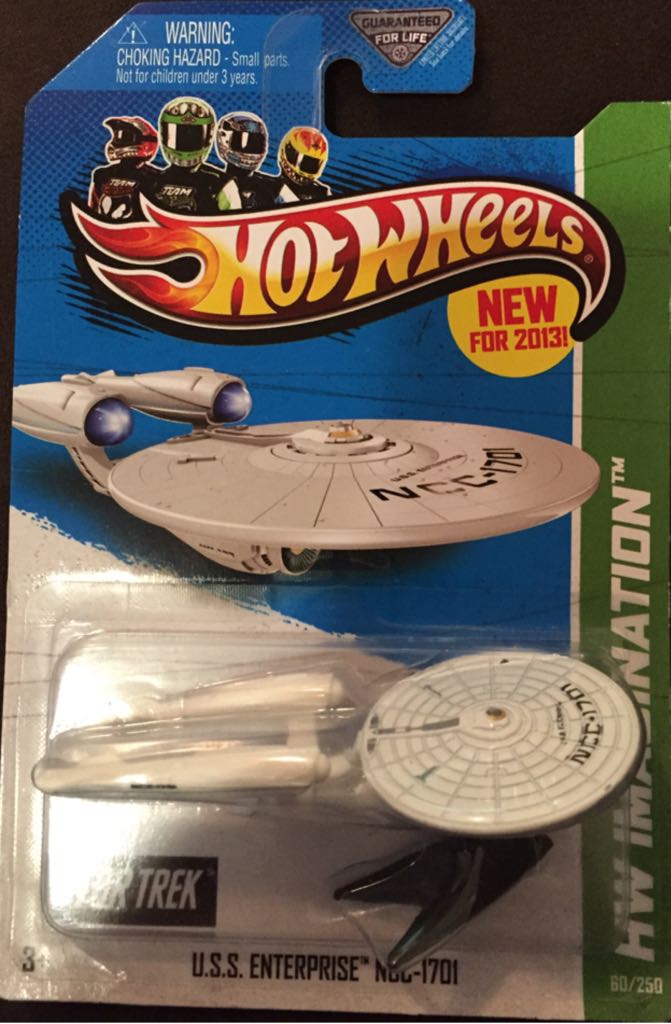 Hotwheels U.S.S. Enterprise NCC-1701 - 2014 HW Imagination toy car collectible - Main Image 1